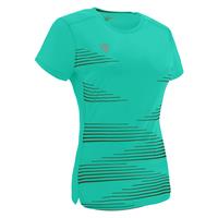Irma Shirt Dame TRQ/BLK XXL Teknisk løpe t-skjorte til dame