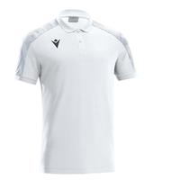 Rock Polo WHT/SILVER 4XL Teknisk poloskjorte