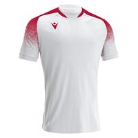 Alioth Shirt WHT/RED XL Teknisk spillerdrakt i ECO-tekstil