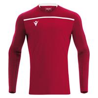 Deneb Shirt Longsleeve RED/WHT 3XS Teknisk spillertrøye med lang arm
