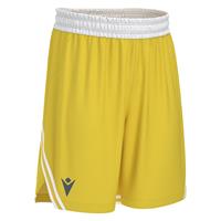 Kansas Basket Eco Shorts YEL/WHT M Teknisk basketshorts - Unisex