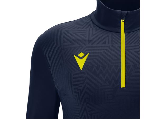 Fraser 1/4 Zip Top NAV/YEL 3XS Teknisk treningsgenser - Unisex 